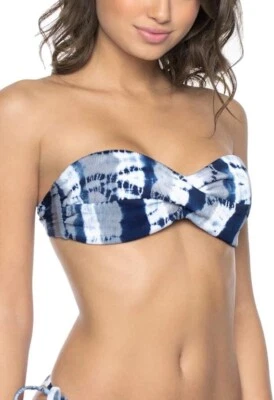 Top de bikini PQ Swim Cast Away Goddess Bandeau, correas halter extraíbles, mediano Foto 1 de 2