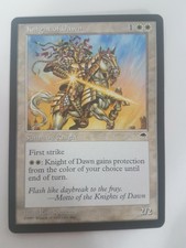 Knight of Dawn Magic the Gathering MTG Tempest White Common