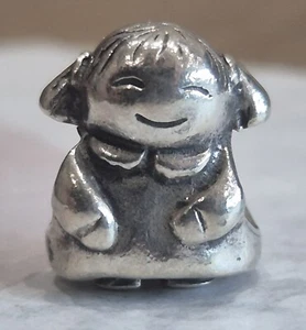 Genuine Pandora Little Girl Daughter Charm Bead 790375  Retired Authentic S925 - Picture 1 of 5