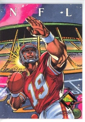 1994 年收藏家选择专业系列现场插图卡 #403 Joe Montana Chiefs — 第 1/2 张图片