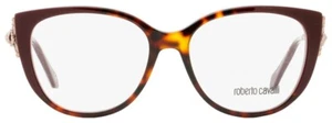 Roberto Cavalli FOLLONICA RC5053 A56 Red Tortoise Eyeglasses Frame 53-16-130 - Picture 1 of 2