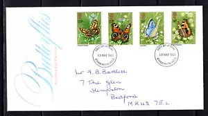 Vereinigtes Königreich 1981 Schmetterlinge FDC - Bild 1 von 1