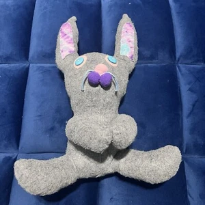Handcrafted - Hand Made / Hand sewn Creepy Grey Bunny Rabbit Plush! - Picture 1 of 3