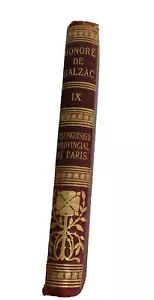 A Distinguished Provincial at Paris Honore de Balzac Vol Nine Peter Fenelon 1900 - Bild 1 von 12