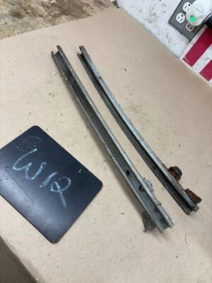 1961 1962 1963 FORD THUNDERBIRD RIGHT LEFT DOOR GLASS WINDOW TRACKS SET PAIR OEM - Image 1 of 4