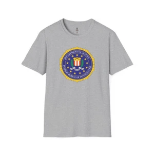 Federal Bureau of Investigations FBI Department of Justice Unisex Softstyle - Picture 1 of 24