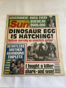1991 March 26 Sun News, Dinosaur Egg is Hatching! (MH4) - Picture 1 of 3