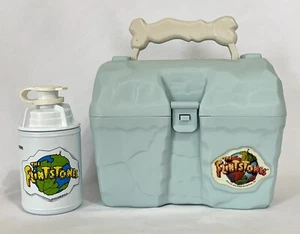 Vintage Flintstones Thermos Bottle and Lunch Box - Picture 1 of 7