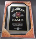 Mirror Jim Beam Black whiskey pub/bar, mancave, home decoration