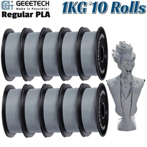Geeetech 10KG 3D Filaments 1kg/roll Regular PLA 1.75mm PLA Precision Consumables - Picture 1 of 21
