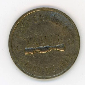 Spanien España Token Coperativa La Unio Canet de Mar Barcelona CuNi 5 ptas 1951 - Bild 1 von 2