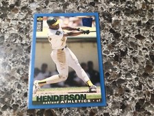U-Pick Rickey Henderson SINGLES A’s Angels Yankees  - YOU PICK ANY CARD(S)