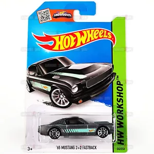 Hot Wheels 65 MUSTANG 2+2 FASTBACK #242 gray - HW Workshop - 1:64 Ford CFM01 - Picture 1 of 2