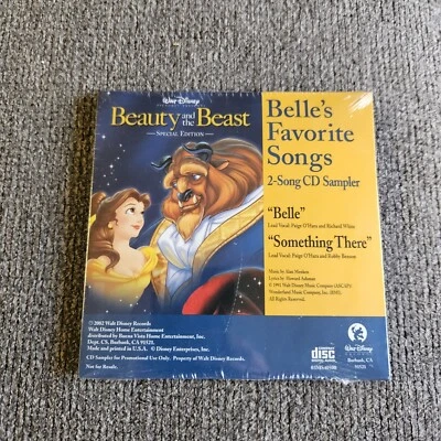 Disney’s “Belle’s Favorite Songs” 2 Song CD Sampler From 2002! NEW PROMO SEALED Foto 1 de 2