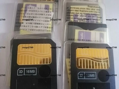 10pcs  Smartmedia SM CARD  16MB card smartmedia SM  memory CARD - Image 1 of 2