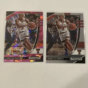 2020-21 Prizm Draft Picks Basketball Jahmi'us Ramsey Pink Ice #65 and Base - Picture 1 of 5