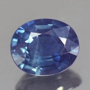 0.58CT GORGEOUS AA UNHEATED OVAL GREEN BLUE SAPPHIRE NATURAL - Picture 1 of 3