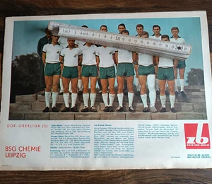 BSG Chemie Leipzig 1965, DDR Oberliga, Zeitung-Zeit im Bild mit Manschaftsfoto - Bild 1 von 1