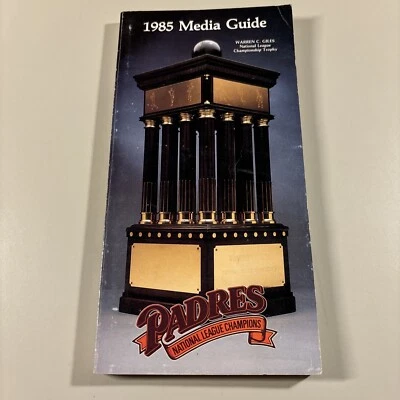 Vintage 1985 San Diego PADRES Andy Hawkins Media Guide - Image 1 of 4