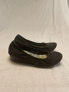 Anne Klein AK Sport schwarze Slipper 1,5 Zoll Keilabsatz Damengröße 7,5 M - Bild 1 von 5