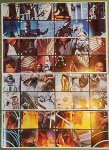 1980 Star Wars Empire Strikes Back Super Scene Collection Sticker Set BurgerKing - Picture 1 of 4