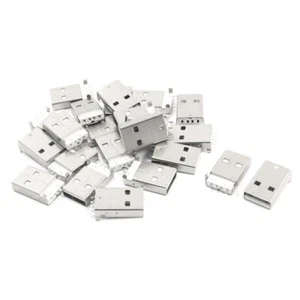 25Pcs USB-A PCB Macho Conector de placa circuito impreso zócalo horizontal - Imagen 1 de 1