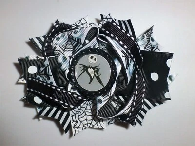 NUEVO Boutique Jack Skellington Pesadilla Antes de Navidad Niñas Halloween Conjunto Foto 1 de 3