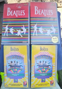The Compleat Beatles 1982 Betamax Rare USA + VHS USA (PAL UK) + 2 More VHS -GT40 - Picture 1 of 11