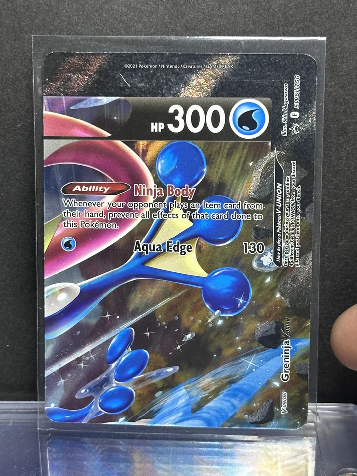 SWSH: Sword & Shield Promo Cards #SWSH156 Greninja V-UNION - Image 1 of 2