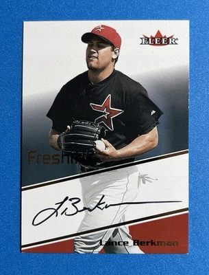 Fleer Mystique 2000 tinta fresca autógrafo Lance Berkman Foto 1 de 4