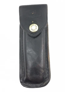 Ältere getragene schwarze Leder Klapp Taschenmesser Scheide der Marke Buck 3175-MX - Bild 1 von 7