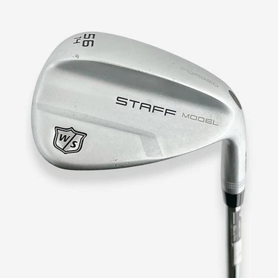 Cuña modelo Wilson Staff 56° 14 rebote diestro rígido flexible eje de acero Foto 1 de 4