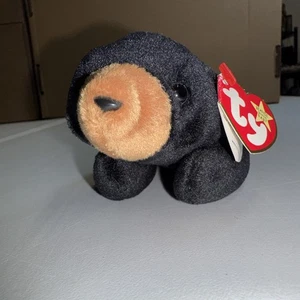 Ty “Blackie” the Bear Beanie Rare July 15 1994 Date - Picture 1 of 7