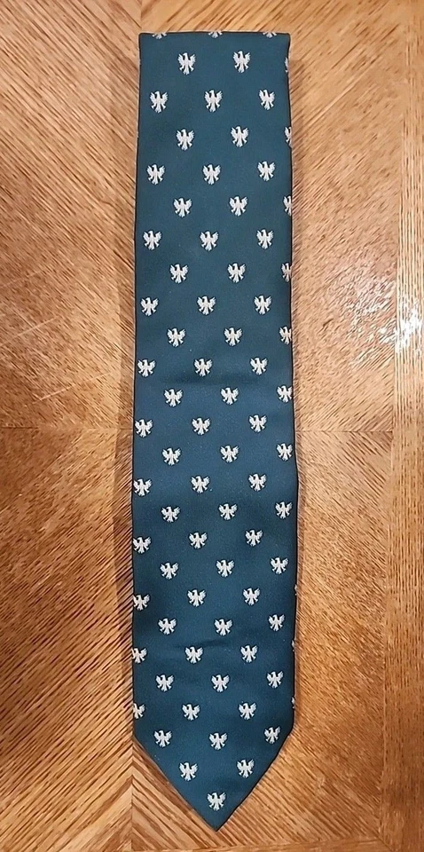 Corbata para hombre Hickok by Le-Bils abstracta águila poliéster hecha en EE. UU. Foto 1 de 4