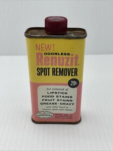 Vintage 1950’s Renuzit Spot Remover Almost Empty advertising decorative - Picture 1 of 4