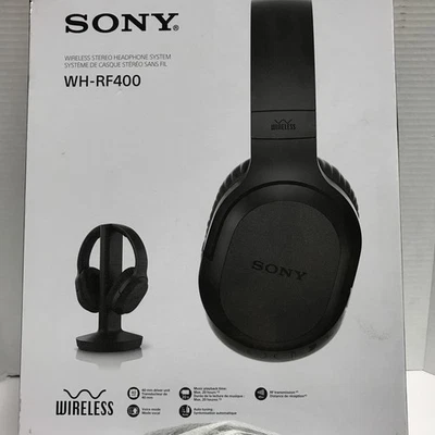 Sony - WHRF400 RF Wireless Headphones - Black - Image 1 of 3