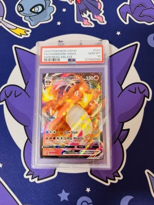 Pokemon Darkness Ablaze Charizard VMAX Full Art Ultra Rare Card 20/189 PSA 10 - Image 1 of 2