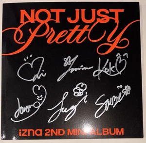 IZNA [NOT JUST Pretty] All Member Autographed Signed Album - Picture 1 of 3