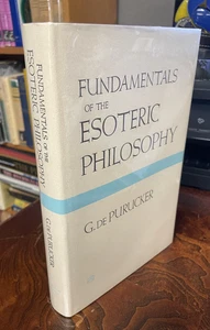 Vintage 1947 Fundamentals of Esoteric Philosophy by G de Purucker HBDJ - Picture 1 of 7