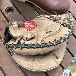 Guante Rawlings Renegade Lite Puntera RSCM RHT Catchers Cuero Marrón Mano Derecha - Imagen 1 de 7