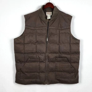 Ely Outerwear Cattleman 50% Down Full Zip #241170 Puffer Vest Pockets Men's XXL - Picture 1 of 12