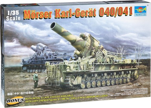 Trumpeter Scale Models 215 1/35 Morser Karl Gerat 040/041 German Gun ...