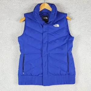 The North Face 600 Fill Power Down Puffer Damen Größe Small Weste Skijacke Blau - Bild 1 von 10
