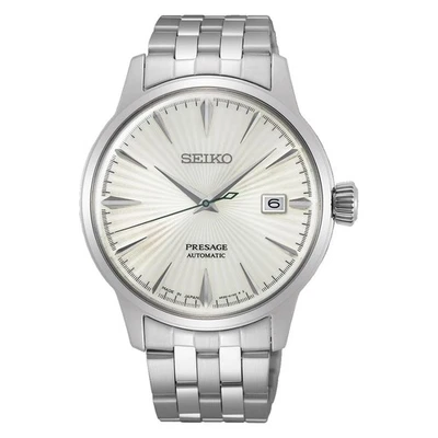 SEIKO PRESAGE SRPG23J1 Automatic Watch Martini Cocktail Time White Date 4R35 - Image 1 of 4