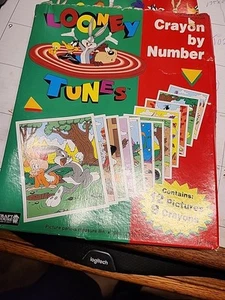 Vintage -- Bastelhaus Buntstift nach Zahlen Looney Tunes - Bild 1 von 7