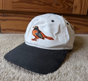 LESEN Vintage Baltimore Orioles Mütze Neu mit Etikett 90er MLB Zwillinge Enterprise Druckknopflasche - Bild 1 von 10