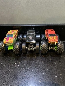 Monster Jam Hot Wheels Monster Trucks Bundle 1:64 Dodge Race Ace Snake Bite - Picture 1 of 4