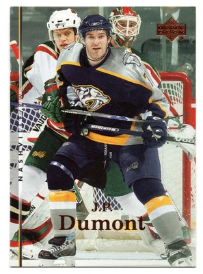 Hockey card | J.P. Dumont #8 | Upper Deck 2007-08 Series 1 - Image 1 of 2