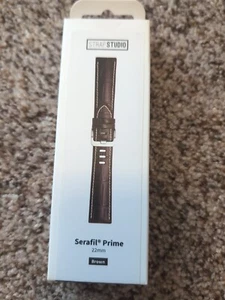 Samsung Serafil Prime Strap Studio 22 mm - BRAND NEW for Galaxy Watches Brown - Picture 1 of 2