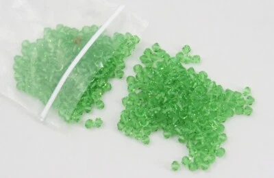 Cuentas de cristal vintage - verde claro Foto 1 de 2